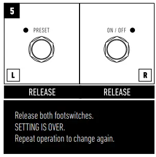 KERNOM RIDGE Analog Overdrive Pedal - NORMAL OUTPUT MODE 2