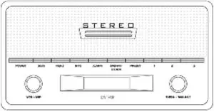 DENVER DAB+/FM/Bluetooth/Aux-in Radio