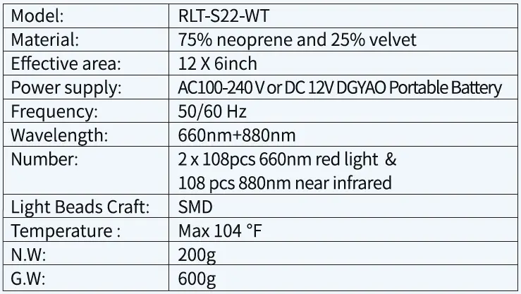 DGYAO-RLT-S22-WT-Red -amp;-Infrared-Ligh--Therapy-Belt-for-Pain-Relief-FIG-1