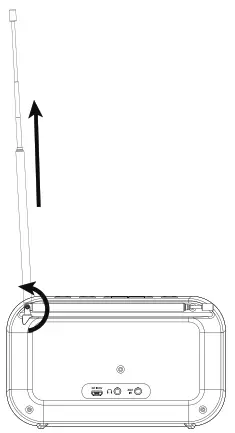 i-box Melody DAB DAB+ FM Portable Radio - Back Panel1