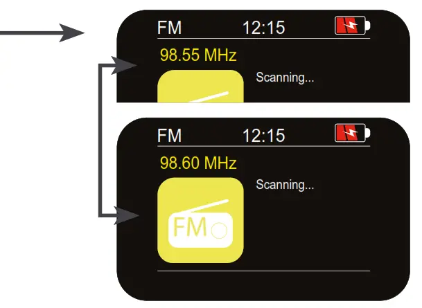 i-box Melody DAB DAB+ FM Portable Radio - Strong Stations2