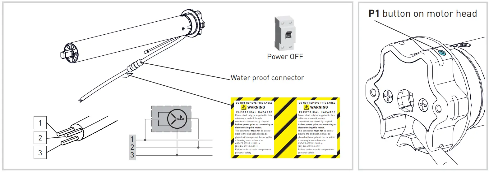 Automate AX30 EXTERNAL SHADE MOTOR - fig7