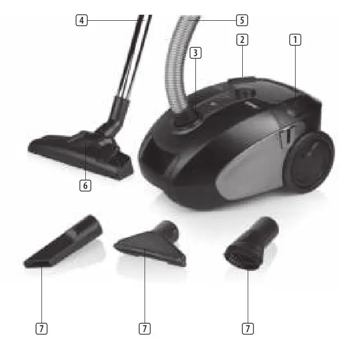 PRINCESS Vacuum Cleaner - DESCRIPTION