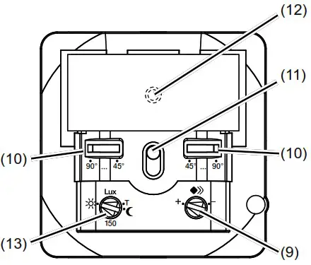 B Berker 8534 11 Motion Detector 1 1 m - Commissioning