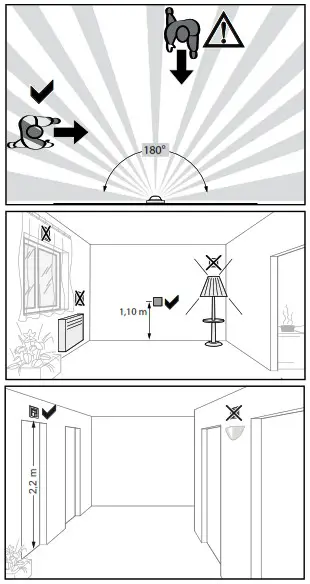 B Berker 8534 11 Motion Detector 1 1 m - Information for electricians