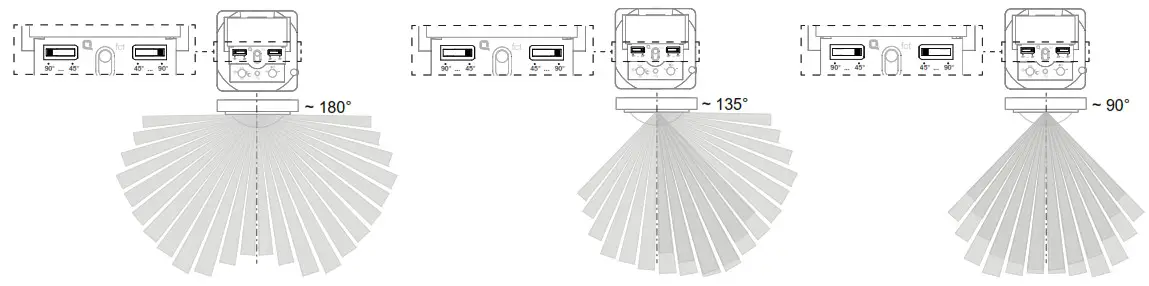 B Berker 8534 11 Motion Detector 1 1 m - Setting the detection performance 3