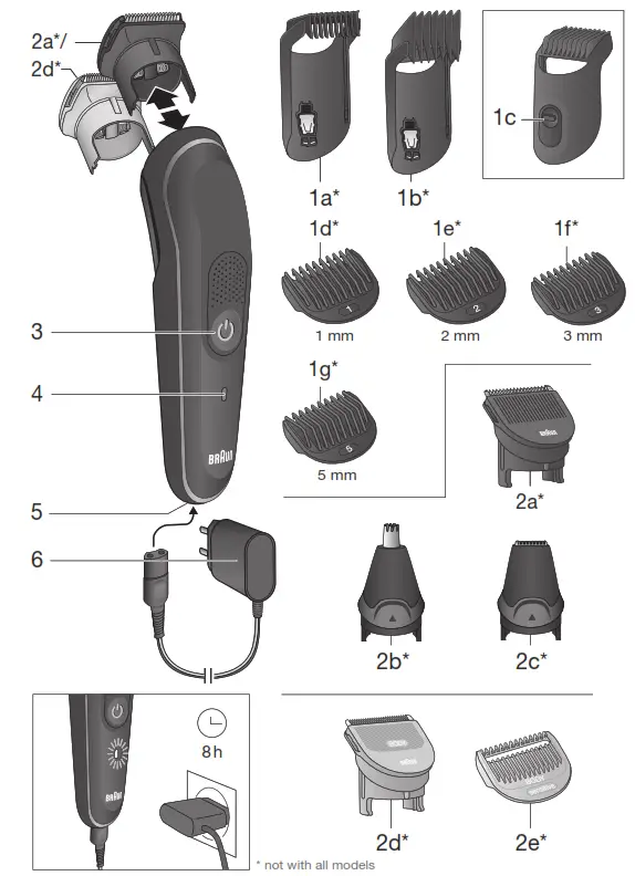 BRAUN BG3350 Body Groomer and Trimmer for Men - fig1