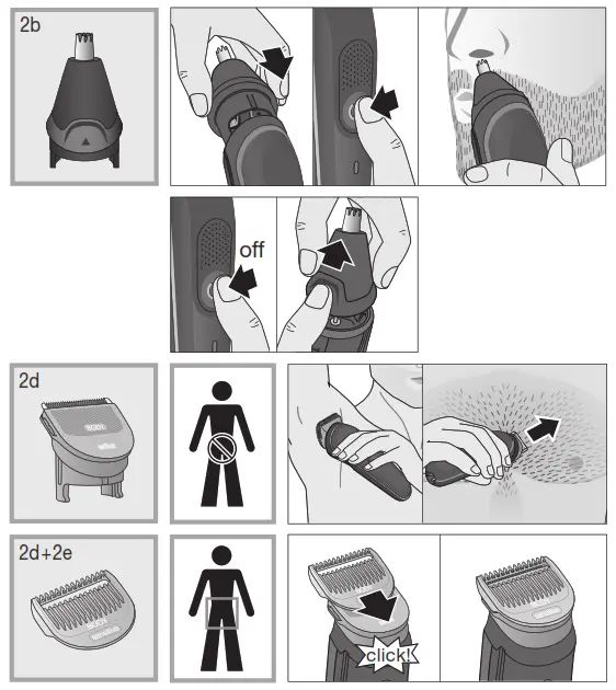 BRAUN BG3350 Body Groomer and Trimmer for Men - fig3