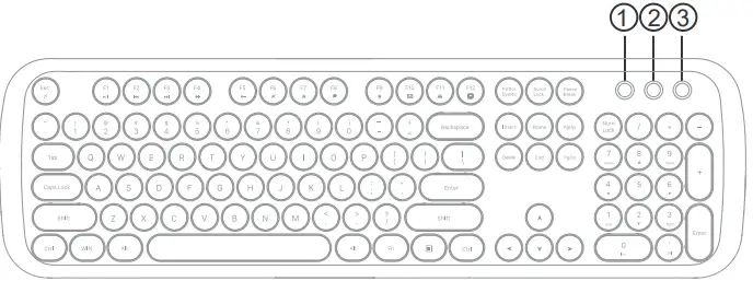 iGear IG-1115 KeyBee Pro Colourful Computer Wireless Keyboard and Mouse Combo-fig2