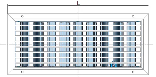 Lindab H-8 SD Steel Grilles 8