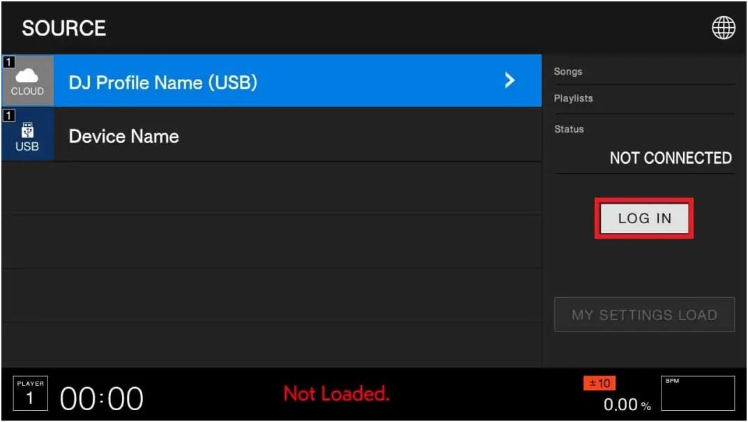 Pioneer DJ CDJ 3000 Rekordbox CloudDirectPlay - LOG IN]