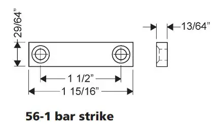 OLYMPUS-LOCK-500B-Deadbolt-Cabine-Door-Lock-FIG-2