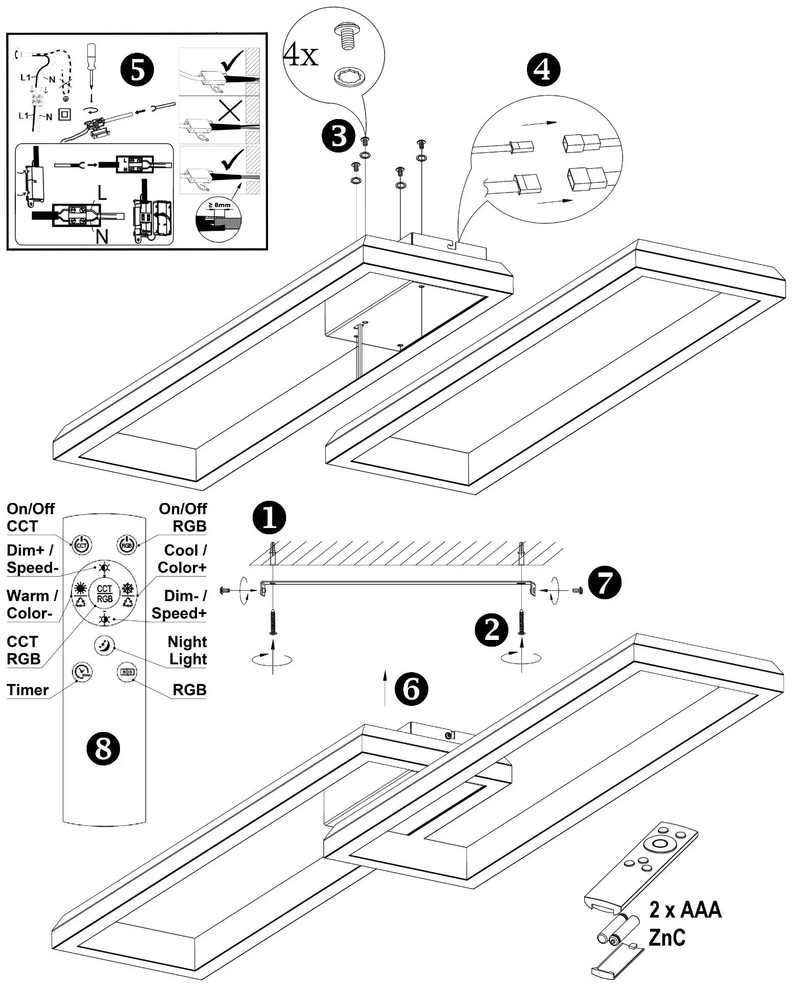 HORNBACH MAL 3754 LED Ceiling Light -