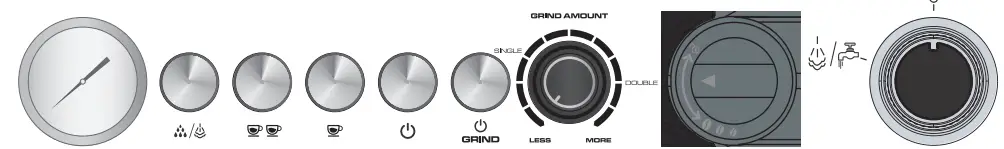 CM-7301 All-in-One Espresso Maker with Grinder and Steam Wand 3