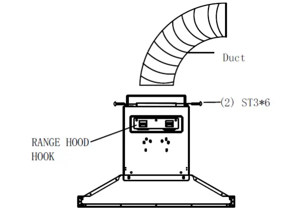 VOGUE APPLIANCES 330494 T-Canopy Rangehood - Figure 6