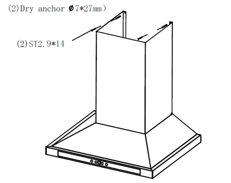 VOGUE APPLIANCES 330494 T-Canopy Rangehood - Figure 7