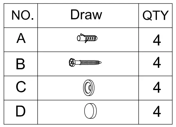 TUNUO JMJ-BCB-42 Wall Mount Bath Vanity - fig 2