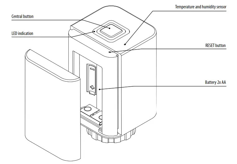 inELS RFATV 2 Wireless Thermo Valve