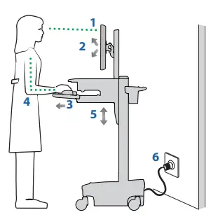 ergotron-SV44-12A1-1-StyleView-Medical-Cart-fig-5