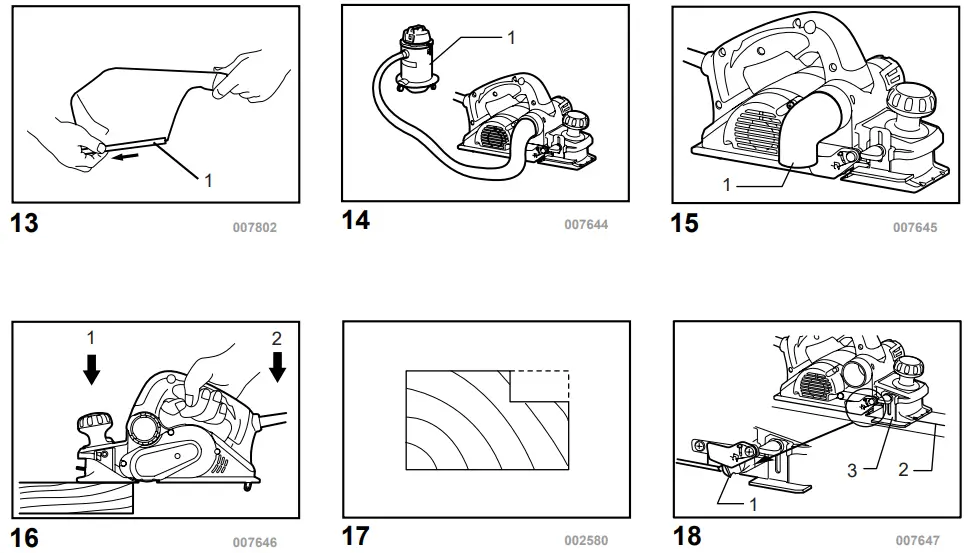 makita KP0810C Power Planer - fig 3
