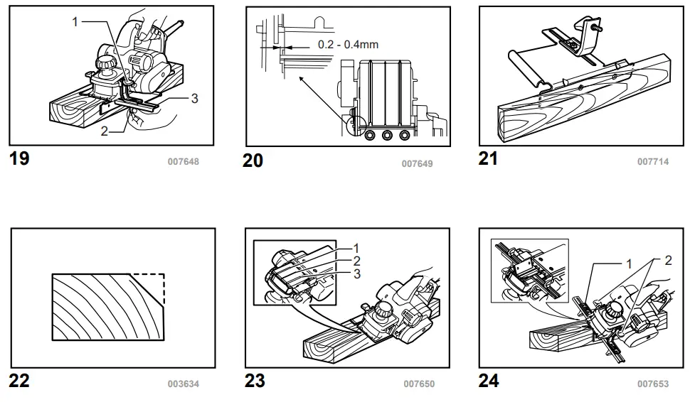 makita KP0810C Power Planer - fig 4
