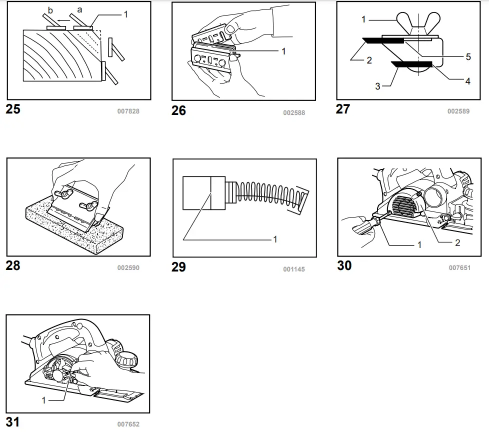makita KP0810C Power Planer - fig 5