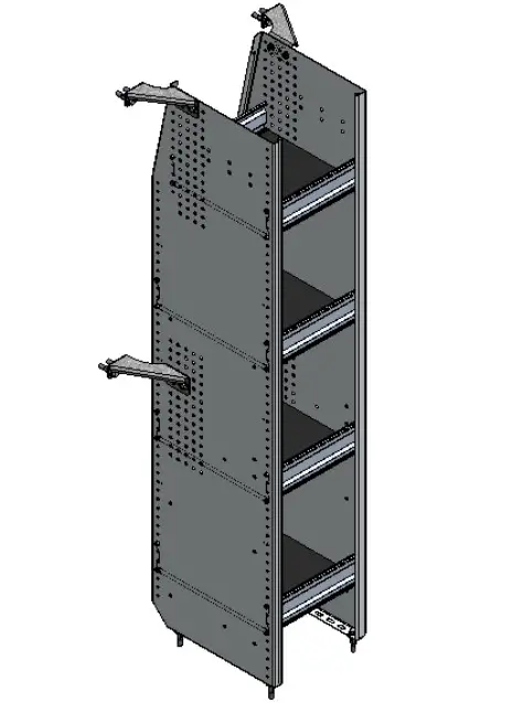 RANGER DESIGN N5-RA12-4 Shelving Unit
