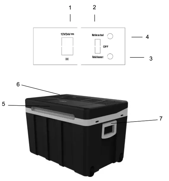 oceanic OCEAGLC50L,LK Thermoelectric Cooler Warm Cold- fig