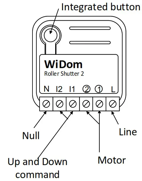 wiDom Smart Roller Shutter V2 - Device description