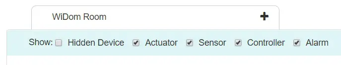 wiDom Smart Roller Shutter V2 - inclusion interface