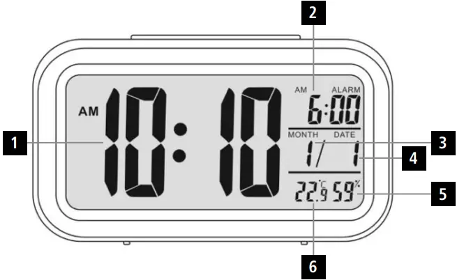 hama 00186321 Radio Controlled Clock A01