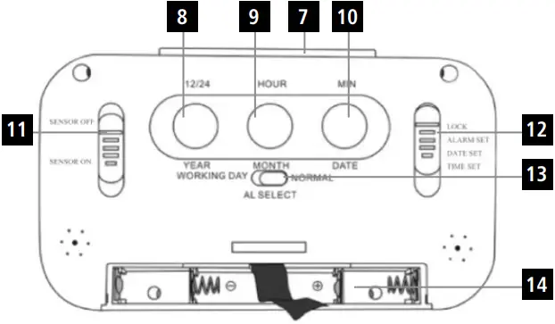 hama 00186321 Radio Controlled Clock A02