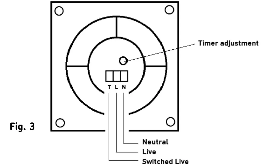 Knightsbridge EX00xx Extractor Fan with Backlit LED - Figure 3