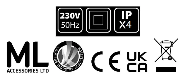 Knightsbridge EX00xx Extractor Fan with Backlit LED - icon 1