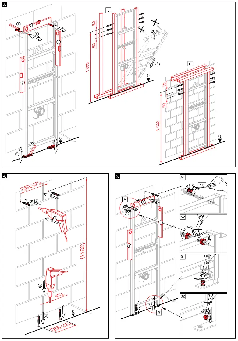 AlcaPLAST A107 Mounting Frame fig 4