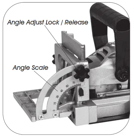 sip 07904 Biscuit Jointer - Angle Scale