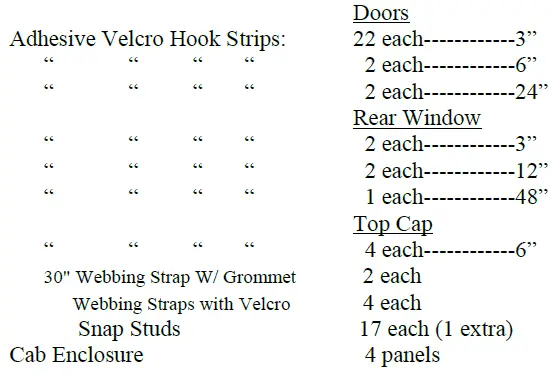 FALCON-RIDGE-KY-500-Full-Cab-fits-Polycarbonate-Windshield-FIG-1