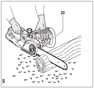 BLACK-and-DECKER-GKC1825L20-Cordless-chain-saw-fig-s
