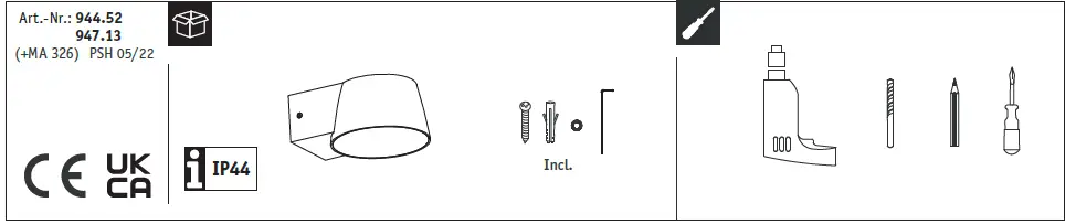 Paulmann 944.52 Outdoor Wall Light-01