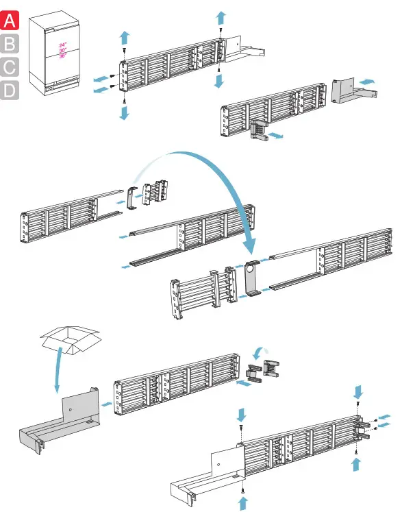 GAGGENAU RF461705 24 Inch Panel Ready Built In Smart All Freezer - FIG32