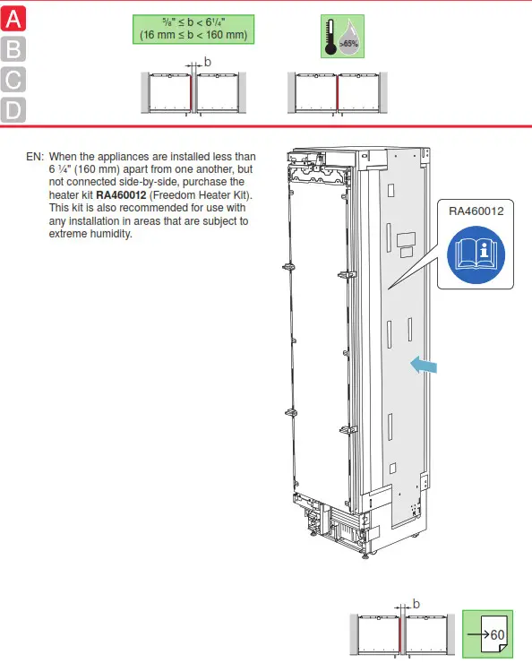 GAGGENAU RF461705 24 Inch Panel Ready Built In Smart All Freezer - FIG51
