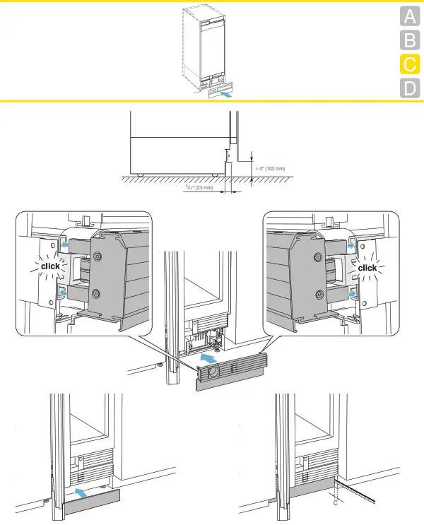 GAGGENAU RF461705 24 Inch Panel Ready Built In Smart All Freezer - FIG70