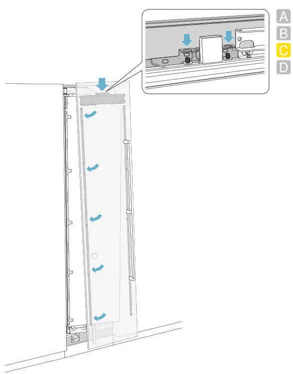 GAGGENAU RF461705 24 Inch Panel Ready Built In Smart All Freezer - FIG79