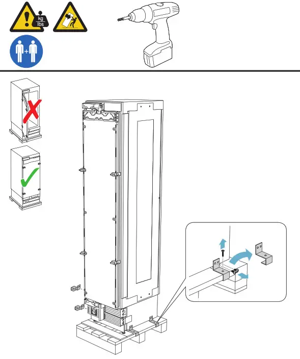 GAGGENAU RF461705 24 Inch Panel Ready Built In Smart All Freezer - FIG8