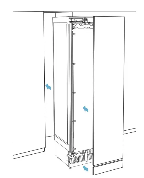 GAGGENAU RF461705 24 Inch Panel Ready Built In Smart All Freezer - ICON