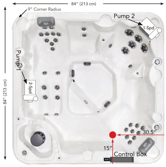 starlight 8L Spa and Hot Tubs - Fig 10