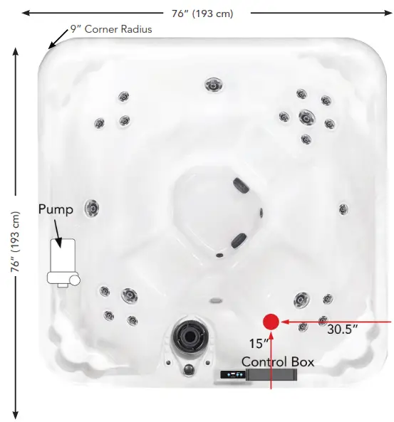 starlight 8L Spa and Hot Tubs - Fig 11