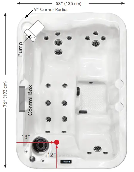 starlight 8L Spa and Hot Tubs - Fig 13