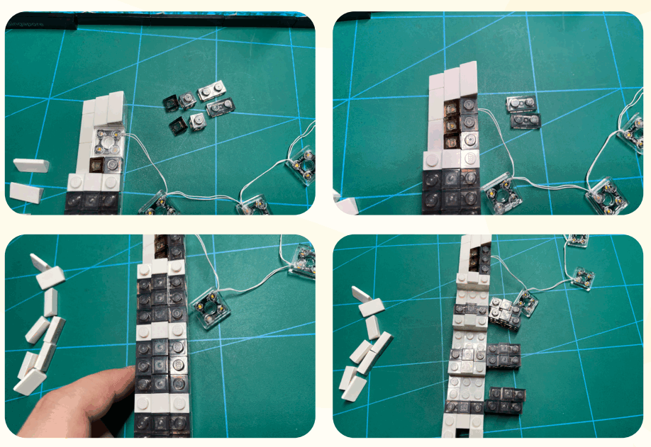 GAME OF BRICKS 21057 Light Kit for Singapore - Fig 10