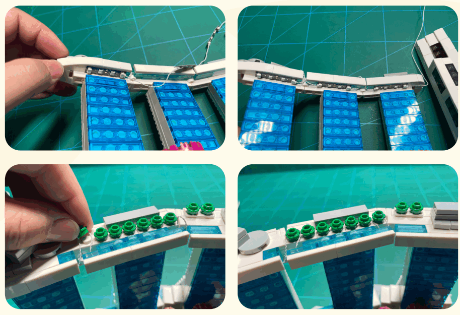 GAME OF BRICKS 21057 Light Kit for Singapore - Fig 16